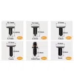 146Pcs Nylon Bumper Shield Retainer Clips Universal Auto Body Shield Retainer Fastener Clip Assortment- Fastener Remover