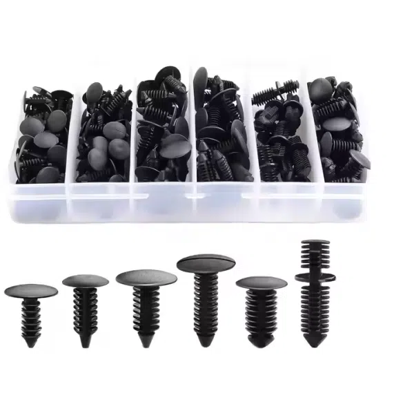 146Pcs Nylon Bumper Shield Retainer Clips Universal Auto Body Shield Retainer Fastener Clip Assortment- Fastener Remover