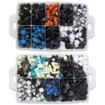 1501 Pcs Car Retainer Clips 55 Sizes Car Panel Trim Clips Kits, Auto Push Fasteners