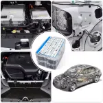1501 Pcs Car Retainer Clips 55 Sizes Car Panel Trim Clips Kits, Auto Push Fasteners
