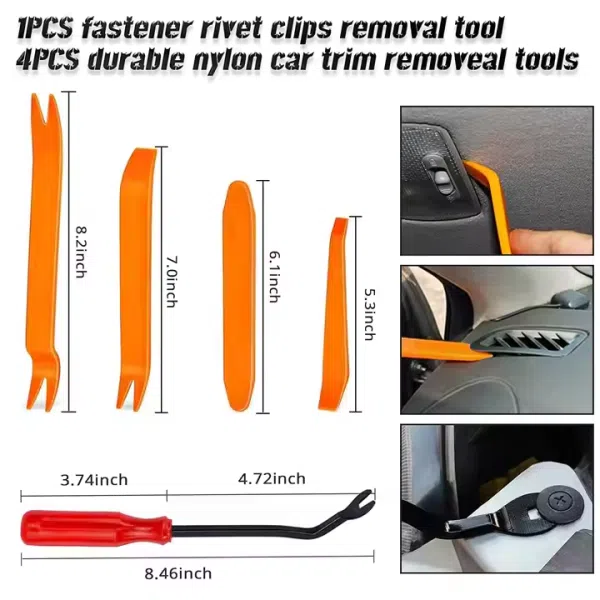 1125Pcs New Car Bumper Retainer Clips 26 Sizes Plastic Push Rivets Fastener for Fender Door Trim Panel Clip Set