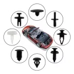 150pcs Boxed Car Clip Bumper Clips Plastic Riveter Bumper Fastener Set Buckle Push Retainer