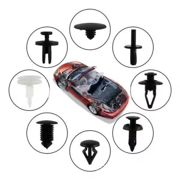 150pcs Boxed Car Clip Bumper Clips Plastic Riveter Bumper Fastener Set Buckle Push Retainer