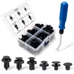 170Pcs Car Retainer Clips 6 Size Fender Bumper Fasteners
