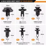 200Pcs Trim Removal Tool Push Pin Bumper Retainer Clip Set Fastener Terminal Remover Tool Adhesive Cable Clip Crowbar Kit Pliers