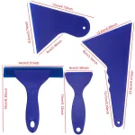 21Pcs Pro Vinyl Wraps Applicator Tool Kit Window Tint Film Car Wrapping Tools Felt Squeegees Plastic Scraper Wrap Knife