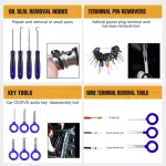 238Pcs Trim Removal Tool Auto Push Pin Bumper Retainer Clip Set Fastener Terminal Remover Pry Kit Car Panel Radio Removal Pliers