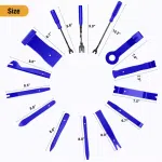 238Pcs Trim Removal Tool Auto Push Pin Bumper Retainer Clip Set Fastener Terminal Remover Pry Kit Car Panel Radio Removal Pliers