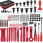 330Pcs Trim Removal Tool Push Pin Bumper Retainer Clip Set Fastener Terminal Remover Tool Adhesive Cable Clip Crowbar Kit Pliers