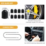 330Pcs Trim Removal Tool Push Pin Bumper Retainer Clip Set Fastener Terminal Remover Tool Adhesive Cable Clip Crowbar Kit Pliers