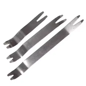 3Pcs Car stainless steel audio panel disassembly tool clip screwdriver metal pry plate pry nail tool plastic button screwdriver