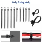 651Pcs Car Retainer Auto Fasteners Push Trim Plastic Clips Pin Rivet Bumper Kit