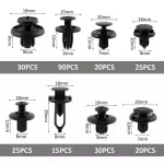 652Pcs Car Retainer Auto Fasteners Push Trim Plastic Clips Pin Rivet Bumper Kit
