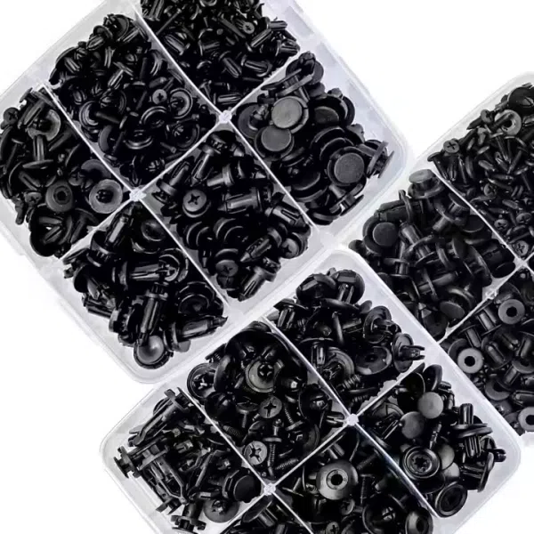 780Pcs Car Push Retainer Auto Bumper Fastener Push Trim Plastic Bumper Clips Pin Rivet Bumper Kit Car Clips