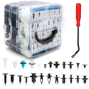 801Pcs Car Auto Fastener & Clip Push Retainer Panel Repair Willow Nail with Disassembly Tool Set Auto Bumper Fastener & Clip