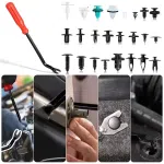 801Pcs Car Auto Fastener & Clip Push Retainer Panel Repair Willow Nail with Disassembly Tool Set Auto Bumper Fastener & Clip