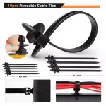855Pcs Car Clips Push Retainer Clips & Auto Fasteners Assortment Nylon Bumper Fender Rivets with Cable Ties Screwdriver