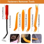 800Pcs Car Clips Bumper Plastic Rivets Automotive Push Pins Xmas Tree Clips Door Trim Panel Fender Clips Kit Retainer Faseners