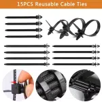 910Pcs Car Push Retainer Clips Plastic Rivets Bumper Clips Door Panel Trim Clip Car Body Fasteners Kit with Cable Ties Remover