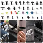 931Pcs Car Push Retainer Clips Door Panel Trim Clamp Kit Auto Fasteners Assortment with 38 Size Nylon Bumper Fender