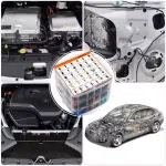 931Pcs Car Push Retainer Clips Door Panel Trim Clamp Kit Auto Fasteners Assortment with 38 Size Nylon Bumper Fender