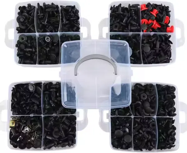 941Pcs Car Retainer Clips and Auto Body Fasteners Assortment-30 Most Popular Sizes Nylon Bumper Fender Rivets