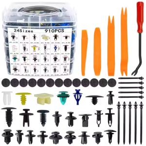 965 Pcs Car Retainer Clips Fasteners Cars Body Kits 24 Most Popular Sizes Car Door Panel Trim Clips Kit 1 Pcs Fastener Remover