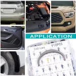 965 Pcs Car Retainer Clips Fasteners Cars Body Kits 24 Most Popular Sizes Car Door Panel Trim Clips Kit 1 Pcs Fastener Remover