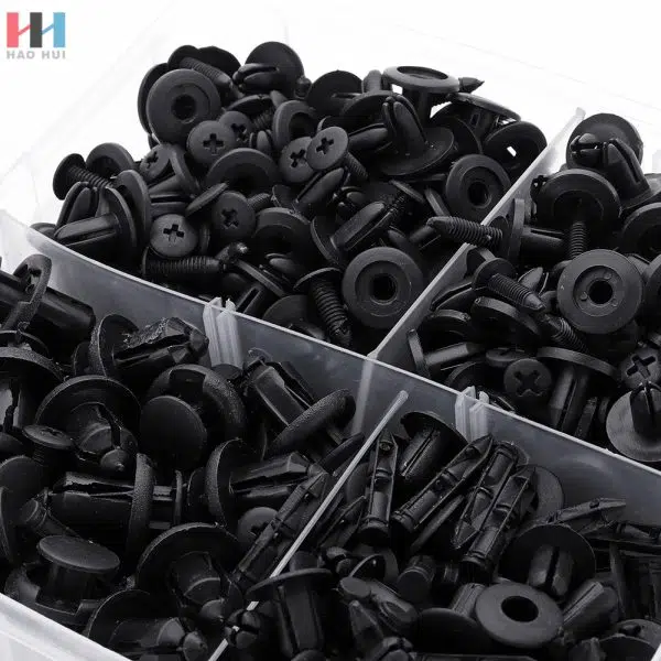 C0001 620Pcs Fastener Clip Car Retainer Clips General Auto Body Fastener Plastic Rivet Push Retainer Bumper Rivet