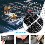 780Pcs Car Push Retainer Auto Bumper Fastener Push Trim Plastic Bumper Clips Pin Rivet Bumper Kit Car Clips