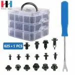 C0002 625Pcs Auto Body Clips Auto Fastener & Clip Car Bumper Push Bumper Rivet Door Trim Panel Fastening Clip Plastic