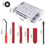 C0005  467Pcs Auto Plastic Fastener Trim Removal Tool Set Rivet Plastic Clips Car Retainer Clips Door Trim Panel Clips