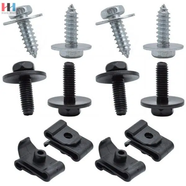 C0008 50Pcs for Toyota Lexus Under Engine Cover Clips Underbody Mudguard Shield Screws Auto Clip  Auto Fastener & Clip
