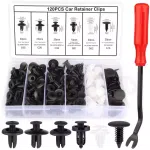 C0982 120Pcs Car Clips 6 Sizes of Car Body Fixed Clip Bumpers and Replacement Parts of Fenders Are Applicable to Most Models