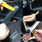 C1087 Car Repair Tools 12pcs/set Car Radio Audio Door Clip Panel Trim Removal Kits Car Panel Pry bar Tool