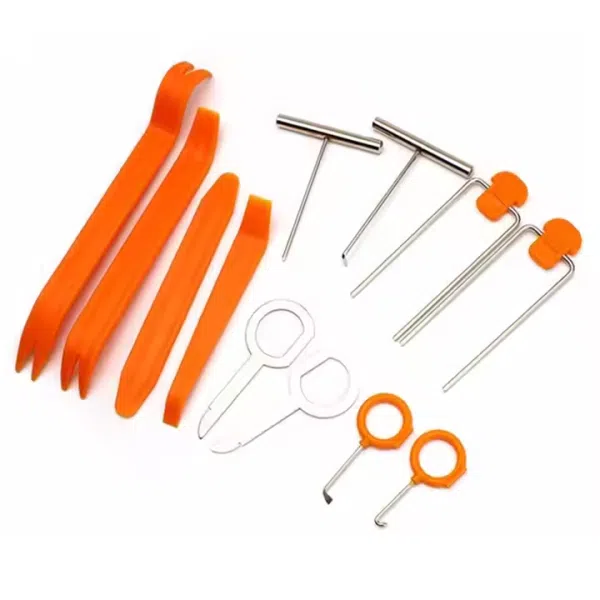 C1087 Car Repair Tools 12pcs/set Car Radio Audio Door Clip Panel Trim Removal Kits Car Panel Pry bar Tool