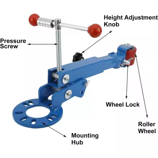 C1106 Blue Fender Roller Tool Reforming Extending Auto Body Wheel Arch Roller