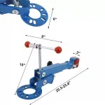 C1106 Blue Fender Roller Tool Reforming Extending Auto Body Wheel Arch Roller
