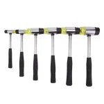 T170 Rubber Mallet Hammer Tool 20-45mm Non Marring Hammer Tapping Block Vinyl Plank Flooring Mallet Rubber Hammer Soft Mallet