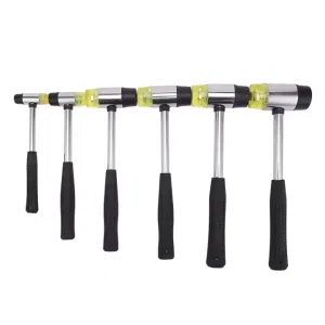 T170 Rubber Mallet Hammer Tool 20-45mm Non Marring Hammer Tapping Block Vinyl Plank Flooring Mallet Rubber Hammer Soft Mallet