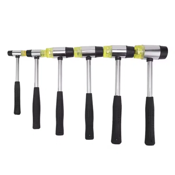 T170 Rubber Mallet Hammer Tool 20-45mm Non Marring Hammer Tapping Block Vinyl Plank Flooring Mallet Rubber Hammer Soft Mallet