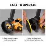 T217 Electric Polishing Machine Stepless Speed Adjustable Car Polisher Auto Polishing Machine High Efficiency Waxing Tools