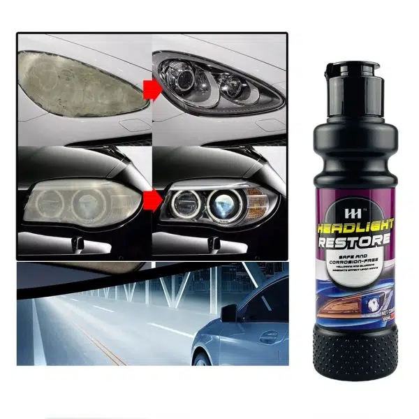 HH0006 Car Headlight Repair Paste/headlight Refurbishment Cleaner Remove Yellow Stains/headlight Repair Fluid