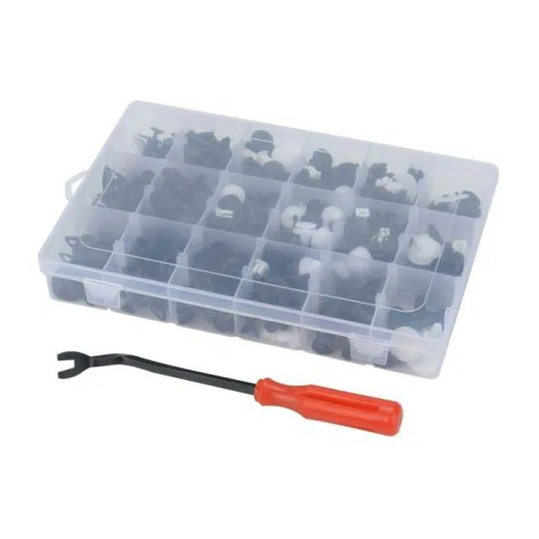 C0006 421Pcs Car Clips Body Trim Clips Retainer Bumper Clips Rivets Screw Panel Push Retainers Set Bumper Fastener