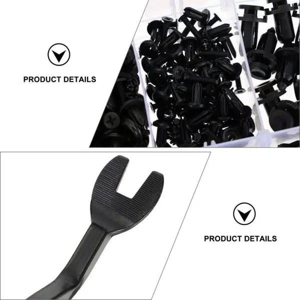 C0004 650Pcs Car Retainer Clips Auto Fasteners Push Trim Clips Pin Rivet Bumper Kit Auto Fastener & Clip