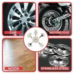 6pcs Polishing Wheel Drill Pads Set Buffing Mop Car Alloys Attachment Cotton Wheel Polishing Pad