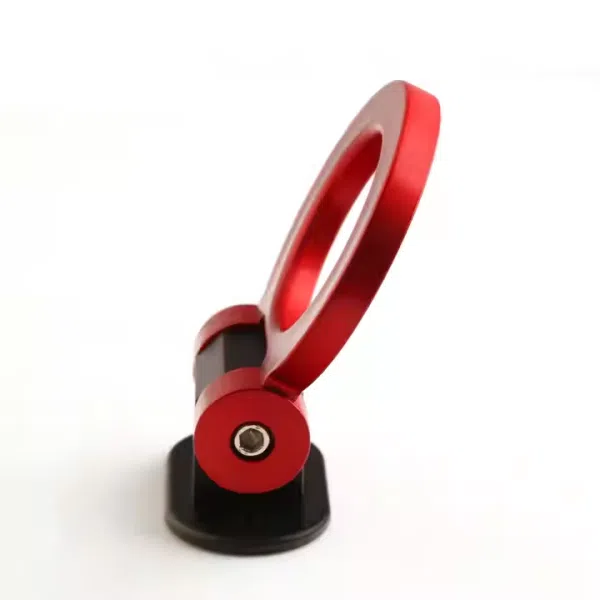 Red Car Ring Track Racing Style Tow Hook Look Decoration Accessories Universal