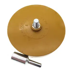 4-inch Rubber Grinding Wheel Car Paint Sticker Film Glass Decal in Addition to Rubber Wheel Gas Hand Drill to Rubber Wheel