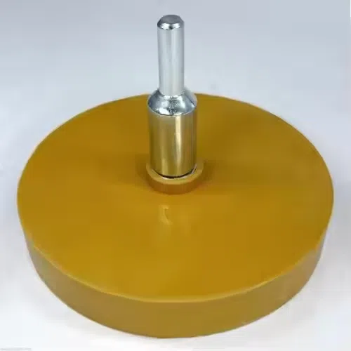 4-inch Rubber Grinding Wheel Car Paint Sticker Film Glass Decal in Addition to Rubber Wheel Gas Hand Drill to Rubber Wheel