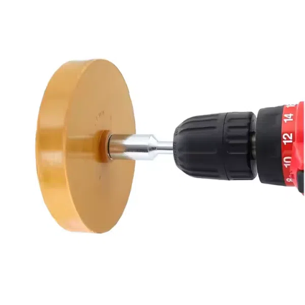4-inch Rubber Grinding Wheel Car Paint Sticker Film Glass Decal in Addition to Rubber Wheel Gas Hand Drill to Rubber Wheel